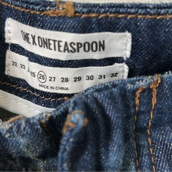 One Teaspoon Blue Distressed Blue Jeans(Size 26) - Picture 8 of 8